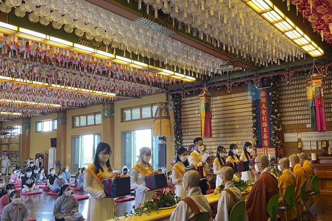 Ullambana Ceremony at Hoang Phap ashram in Jeonju - South Korea